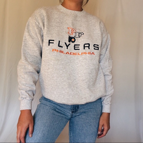Vintage Tops - 90s Philadelphia Flyers sweatshirt